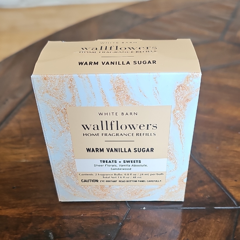 BATH AND BODY WORKS  Warm Vanilla Sugar Fragrance Refills Bulbs (2 Pack)